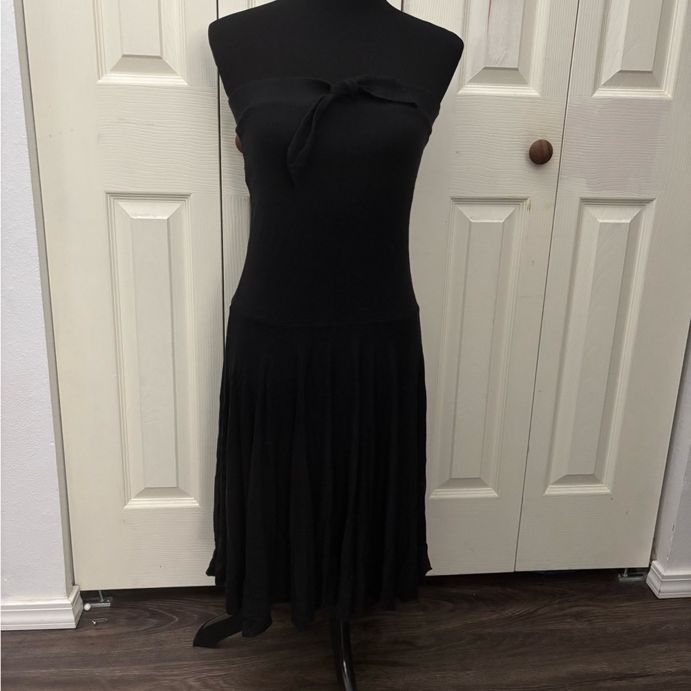Old Navy Black Strapless Dress
